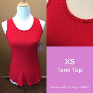LuLaRoe Red Tank Top